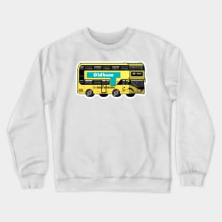 Oldham Transport for Greater Manchester (TfGM) Bee Network yellow bus Crewneck Sweatshirt